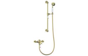 Sapira Concentric Single Outlet Shower Valve & Riser Kit Pack 1 - Brushed Brass